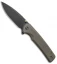 WE Knife Co. Subjugator Frame  Lock Knife Bronze Titanium (3.5" Black)