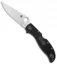 Spyderco Stretch 2 XL Lockback Knife Black FRN (4" Satin) C258PBK
