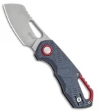 MKM Voxnaes Isonzo Sheepsfoot Liner Lock Knife Gray FRN (2.25" Stonewash)