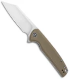 CIVIVI Brigand Liner Lock Knife Tan G-10 (3.5" Satin D2) C909B