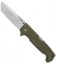 Cold Steel SR1 Tri-Ad Lock Tanto Knife OD Green G-10 (4" Satin S35VN) 62LA