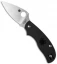 Spyderco Urban Lightweight Knife Black FRN (2.56" Satin) C127PBK