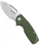 SOG Stout FLK Frame Lock Knife OD Green G-10 (2.75" SW)