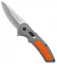 Buck Hexam Folding Knife Gray/Orange Poly (3.3" Satin) 0261ORS