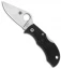 Spyderco ManBug Lightweight Black FRN Pocket Knife (1.95" Satin) MBKP