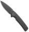 WE Knife Co. Subjugator Frame Lock Knife Black Titanium (3.5" Black)
