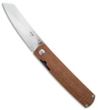 Boker Plus Kansei Tenshi Liner Lock Knife Brown Micarta (3" Satin)