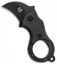 Fox Knives Mini-KA Linerlock Karambit Knife Black (1" Black) 01FX325