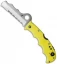 Spyderco Assist Salt H-1 Knife Yellow FRN (3.69" Satin Serr) C79PSYL