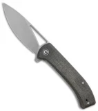 CIVIVI Riffle Liner Lock Knife Dark Green Micarta (3.5" Stonewash) C2024C