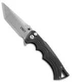 CRKT Tighe BT Fighter Plunge Lock Knife Black GFN (3.6" Stonewash) 5225