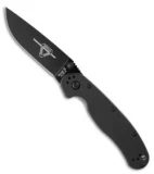 Ontario RAT Model 2 Liner Lock Knife Black (3" Black) 8861BP