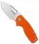 SOG Stout FLK Frame Lock Knife Orange G-10 (2.75" Stonewash)