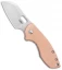 CRKT Pilar Frame Lock Knife Stainless Steel/Copper (2.4" Satin) 5311CU