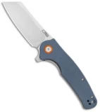 CJRB Cutlery Crag Liner Lock Knife Gray G-10 (3.5" D2 Stonewash) J1904-GYF