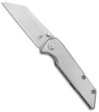 Kizer Pinkerton Fire Ant Frame Lock Knife Titanium (2.75" Stonewash) Ki2535A1