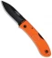 Ka-Bar Dozier Orange Folding Hunter Folding Knife (3" Black Plain) 4062BO