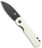 Kizer Laconico Yorkie Liner Lock Knife Ivory G-10 (2.5" Black )