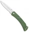 Buck 110 Slim Select Lockback Knife OD Green (3.625" Satin) 0110ODS2