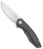 MKM Voxnaes Timavo Liner Lock Knife Carbon Fiber (2.87" Satin)
