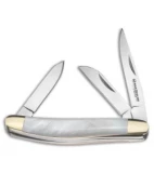 Boker Magnum Micro Pearl Stockman Traditional Pocket Knife 2.3" Mother of Pearl