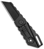 Quartermaster ALF-6 "Yoda" Frame Lock Knife Black SW (3.25" Limo Tint)