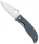 Spyderco Polestar Liner Lock Knife Gray G-10 (3.3" Satin) C220GPGY