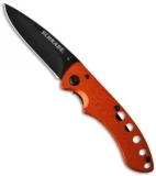 Schrade Liner Lock Knife Orange (2.5" Black) SCH107ALOR