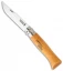 Opinel Knives No. 8 Carbon Steel Knife Beech Wood (3.25" Satin)