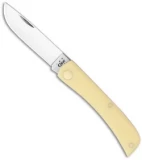 Case Sodbuster Jr. Knife 3.625" Yellow Synthetic (3137 CV) 032