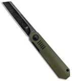 Kizer Lundquist De L'Orme Liner Lock Knife Green G-10 (2.9" Black SW)