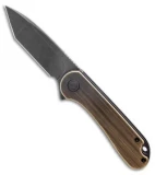 CIVIVI Elementum Tanto Liner Lock Knife Brass (2.9" Black D2) C907T-A