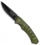Boker Magnum Iguanodon Liner Lock Knife OD Green G-10 (3.3" Black SW) 01SC072