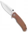 CIVIVI Pintail Liner Lock Knife Brown Micarta (3" Satin) C2020A