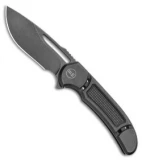 WE Knife Co. Ferrum Forge Minax Frame Lock Knife Black Titanium (3.5" Black SW)