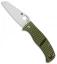 Spyderco Caribbean Sheepsfoot Knife Black/Yellow G-10 (3.7" Satin) C217GPSF