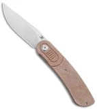 Kansept Knives Lundquist Reverie Liner Lock Knife Brown Micarta  (3" SW)