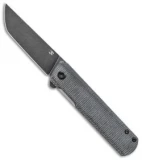 Kansept Knives Foosa Liner Lock Knife Black Micarta (3" Black Stonewash)