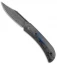 CIVIVI Appalachian Drifter 2 Liner Lock Knife Blue Carbon Fiber (3" Damascus)