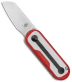 Kizer Azo/Liz Mini Bay Detent Slip Joint Knife Red G-10 (1.9" Satin)