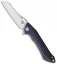 Bestech Knives Platypus Liner Lock Mixed Blue G-10 (3.375" D2) BG28D