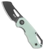 MKM Voxnaes Isonzo Sheepsfoot Liner Lock Knife Natural G-10 (2.25" Black)