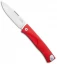 LionSteel Thrill Integral Slip Joint Knife Red Al (Satin) TL-A-RS