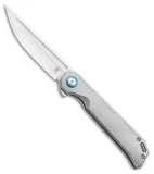 Kizer Begleiter Frame Lock Flipper Knife Titanium (3.5" Satin) Ki4458T2