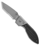 Ka-Bar Warthog Tanto Liner Lock Knife (3.125" Black Serr) 3075