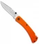 Buck 110 Slim Pro TRX Lockback Knife Orange G-10 (3.75" Satin) 0110ORS3