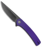 CIVIVI Mini Asticus Liner Lock Knife Purple G-10 (3.25" Black Stonewash)