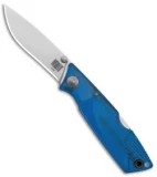 Ontario Wraith Ice Series Glacier Lockback Folding Knife Blue GFN (3.0" Satin)