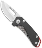 Buck Budgie Frame Lock Knife Black G-10 (2" Satin)