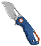 MKM Voxnaes Isonzo Hawkbill Liner Lock Knife Blue FRN (2.25" Stonewash)